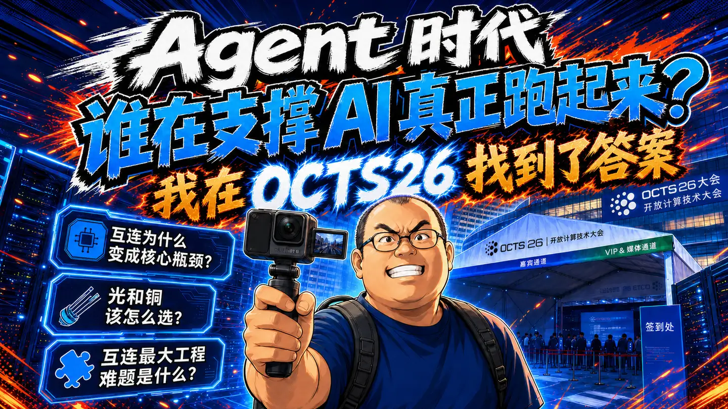 Agent 时代，谁在支撑 AI 真正跑起来？我在 OCTS26 找到了答案封面