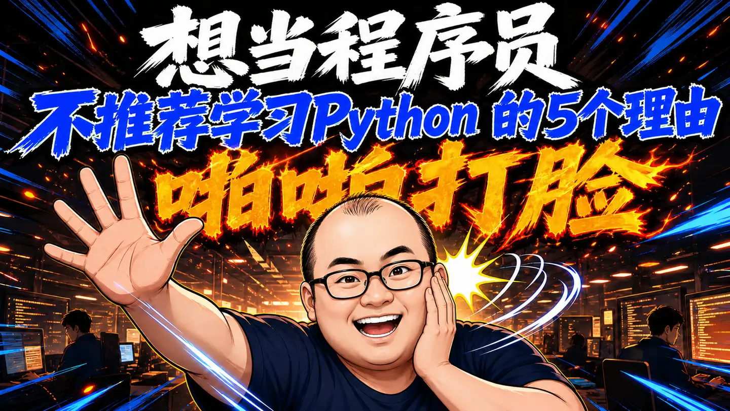 想当程序员  不推荐学习Python 的5个理由封面