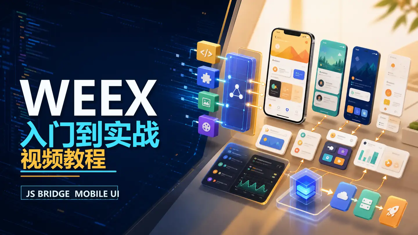 WEEX入门到实战视频教程封面