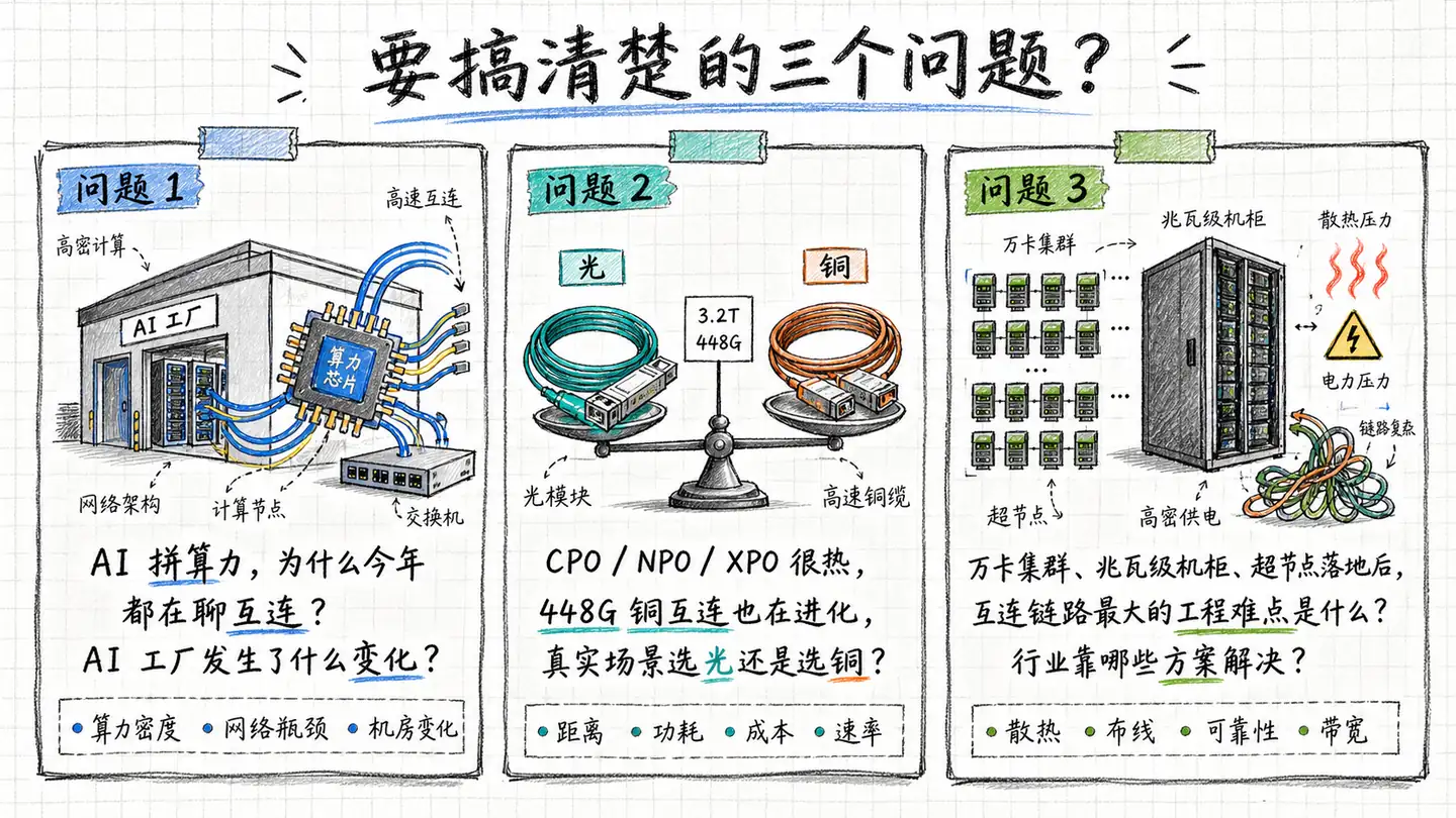 大会的三个问题