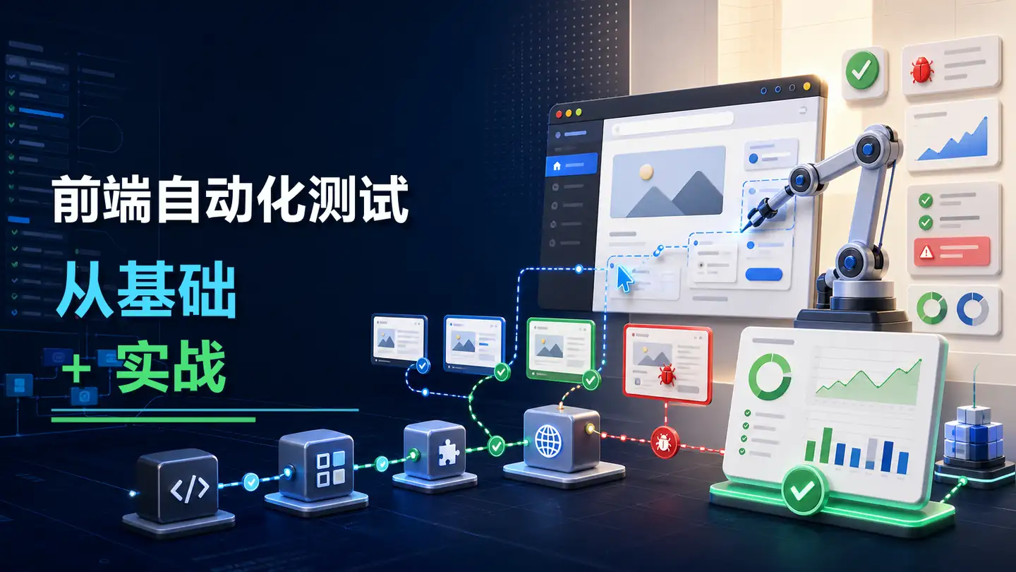 前端自动化测试从基础+实战封面