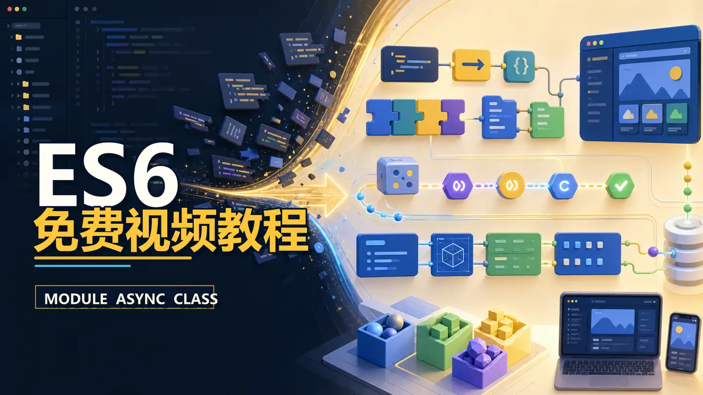 ES6免费视频教程封面