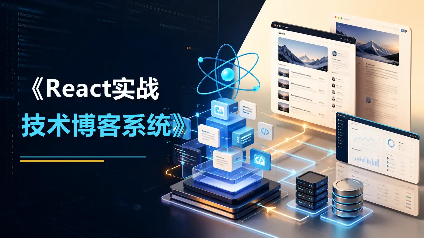 React实战技术博客系统封面