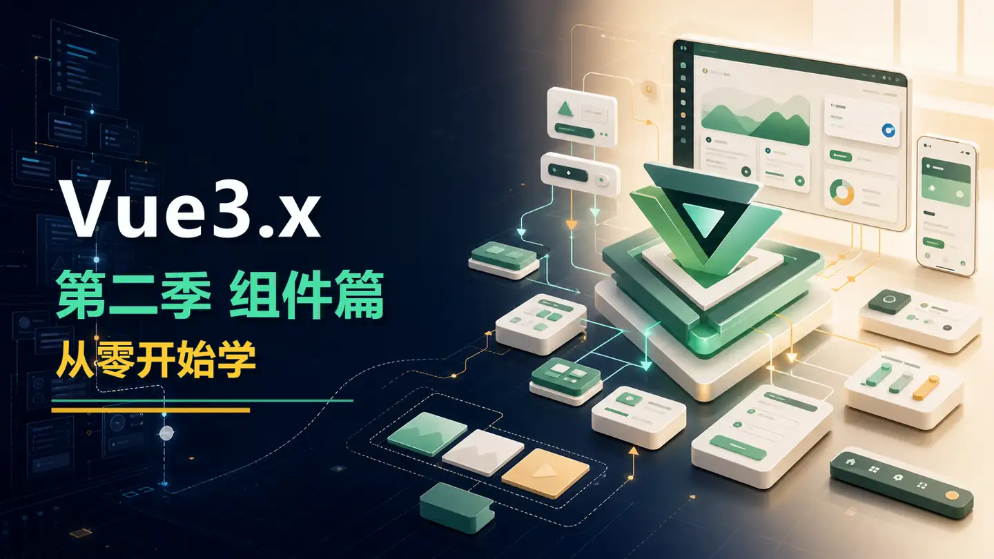 从零开始学Vue3.x第二季 组件篇封面