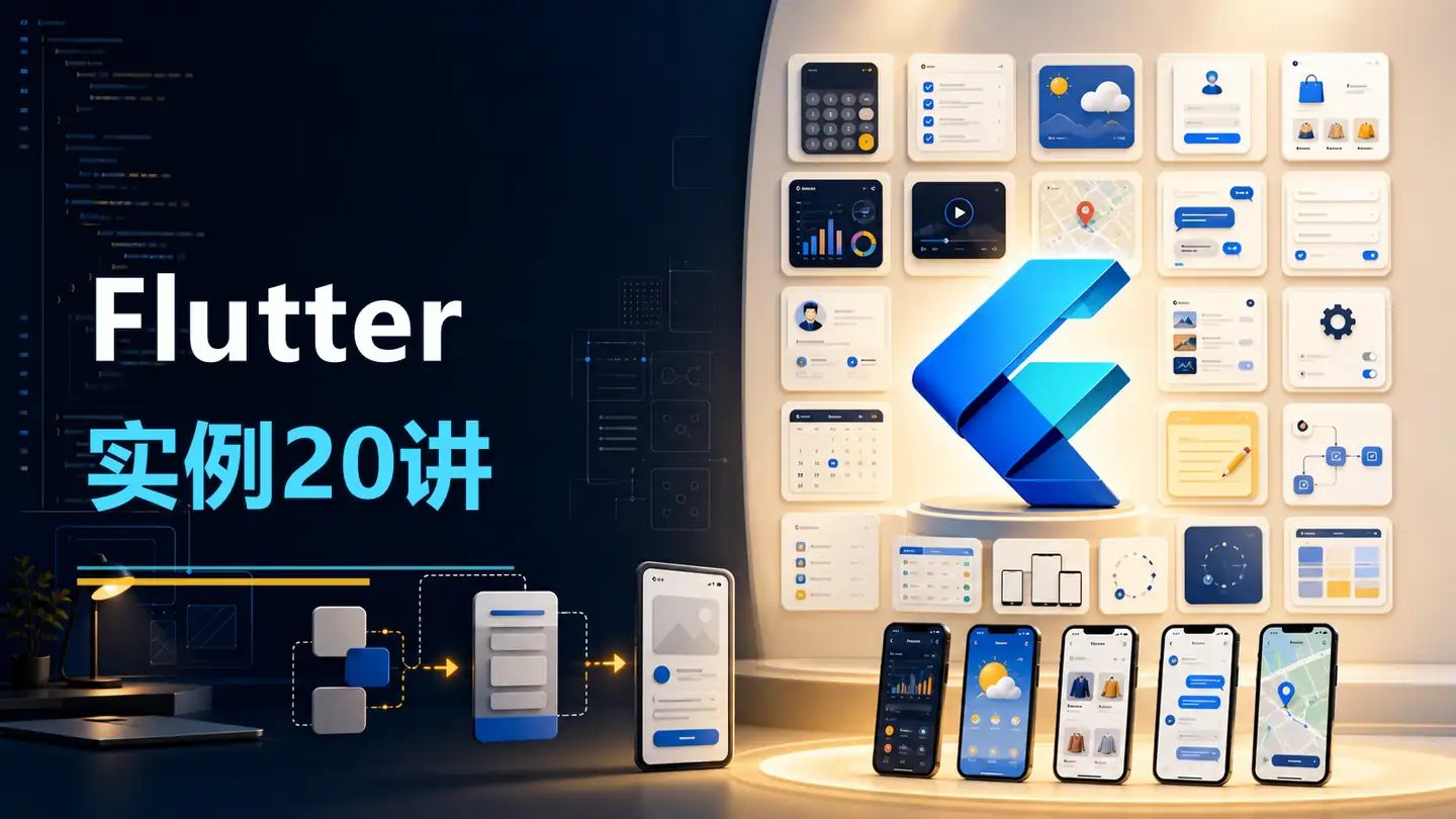 Flutter实例20讲封面