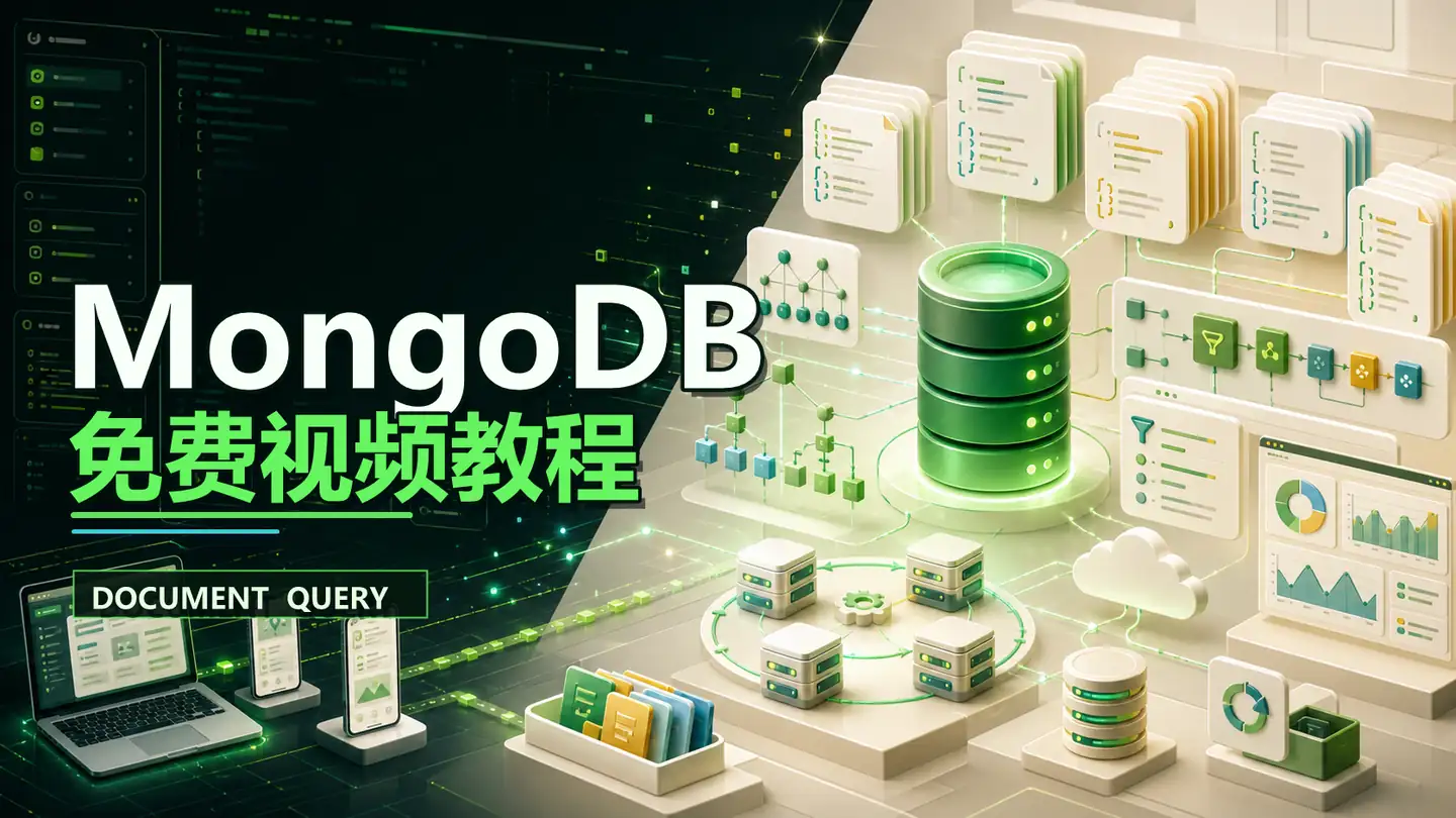 MongoDB免费视频教程封面