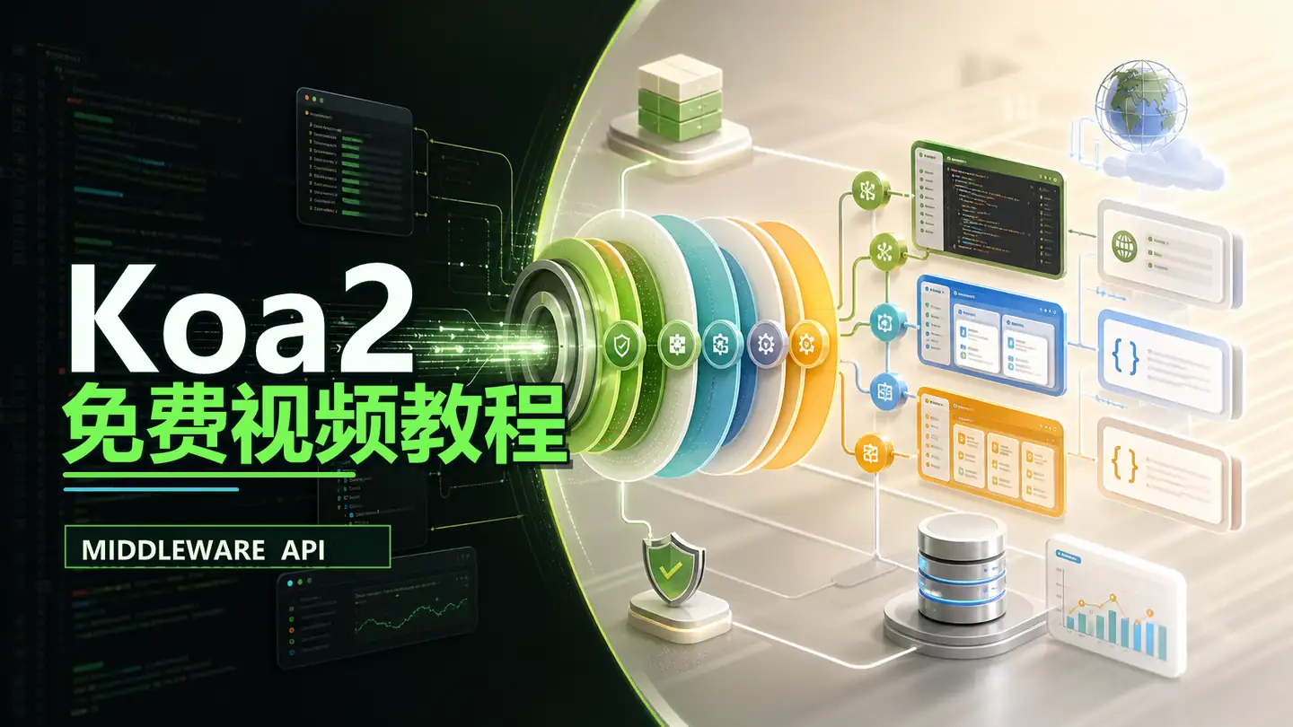Koa2免费视频教程封面
